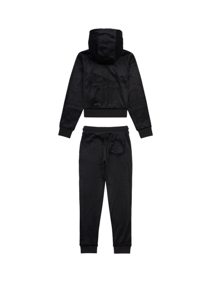 Juicy Couture Kids' Diamante Hoodie and Slim Joggers Set - view 2, Jet Black
