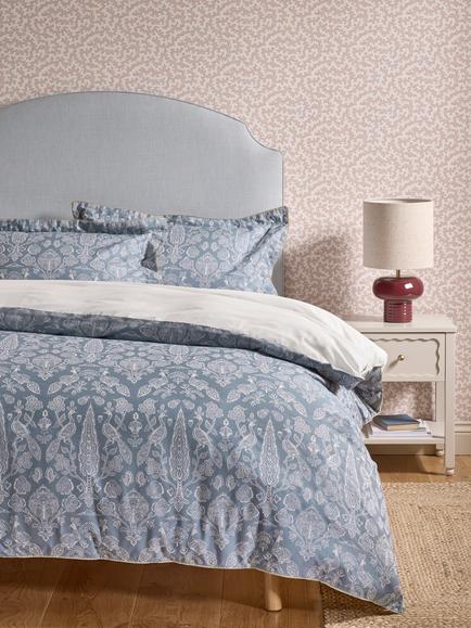 John Lewis x Sanderson Tamizart Duvet Cover Set - view 2, Blue