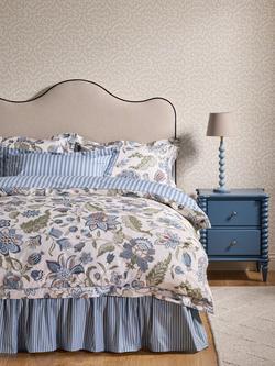 John Lewis x Sanderson Pinetum Stripe Valance - view 2, Blue