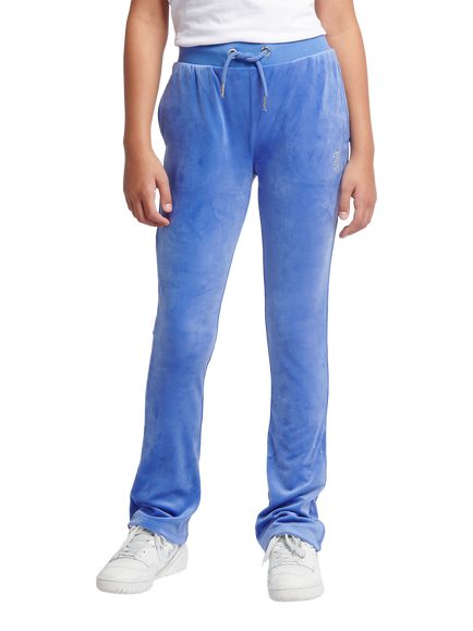 Juicy Couture Kids' Diamante Bootcut Jogging Bottoms, Amparo Blue