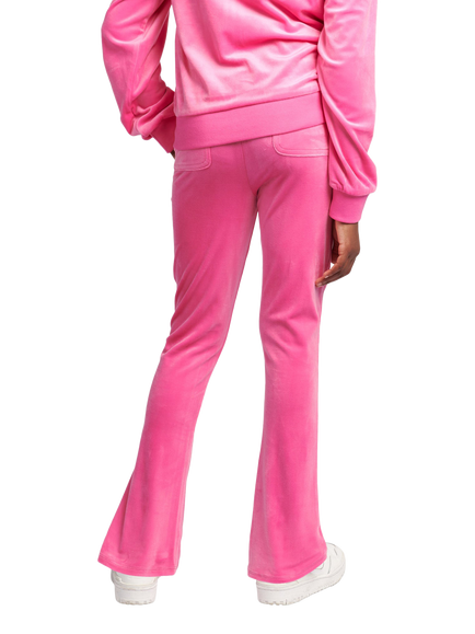 Juicy Couture Kids' Diamante Bootcut Jogging Bottoms - view 2, Fuchsia