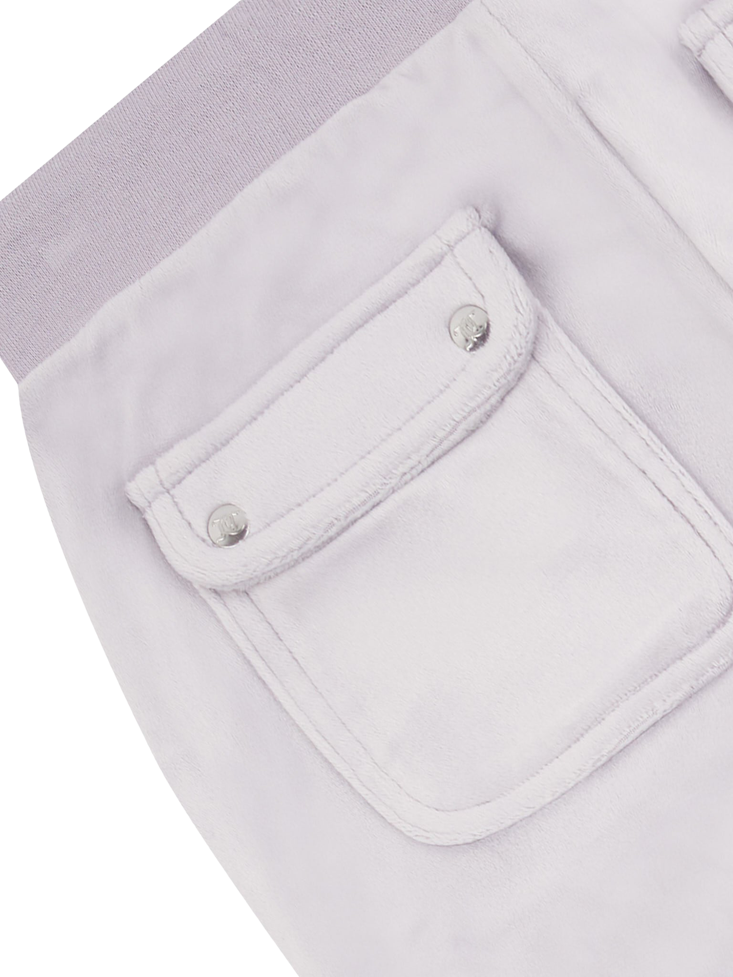 Product image 4 of 4, which shows Juicy Couture Kids' Diamante Wide Leg Jogging Bottoms, Dapple Grey, 7-8 years