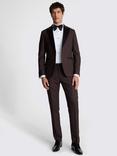 Moss Slim Fit Tuxedo Suit Jacket, Red