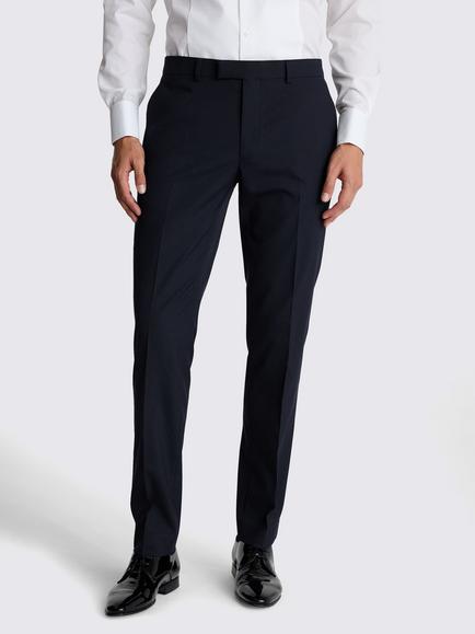 Moss Slim Fit Dress Trousers, Midnight, Midnight