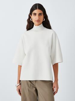 Theory Short Sleeve Turtleneck Top, White