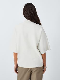 Theory Short Sleeve Turtleneck Top - view 2, White