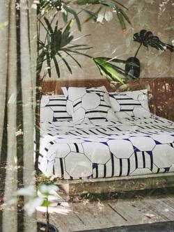 Mapoésie Solaire Bedding - view 2, White