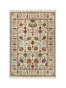 Gooch Luxury Amiri Wool Rich Rug, Ivory/Multi