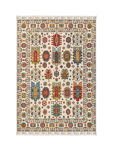 Gooch Luxury Malaki Wool Rich Rug, Ivory
