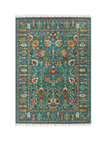 Gooch Luxury Amiri Wool Rich Rug, Green/Multi