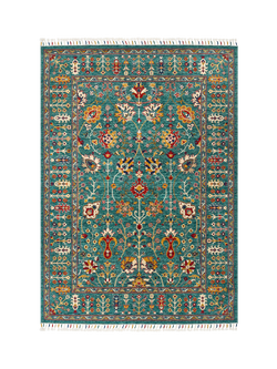 Gooch Luxury Amiri Wool Rich Rug, Green/Multi