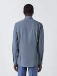 Kin Cotton Poplin Stretch Slim Fit Shirt, Airforce Blue