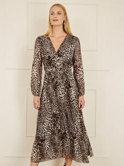 Yumi Leopard Print Midi Dress, Leopard, Leopard
