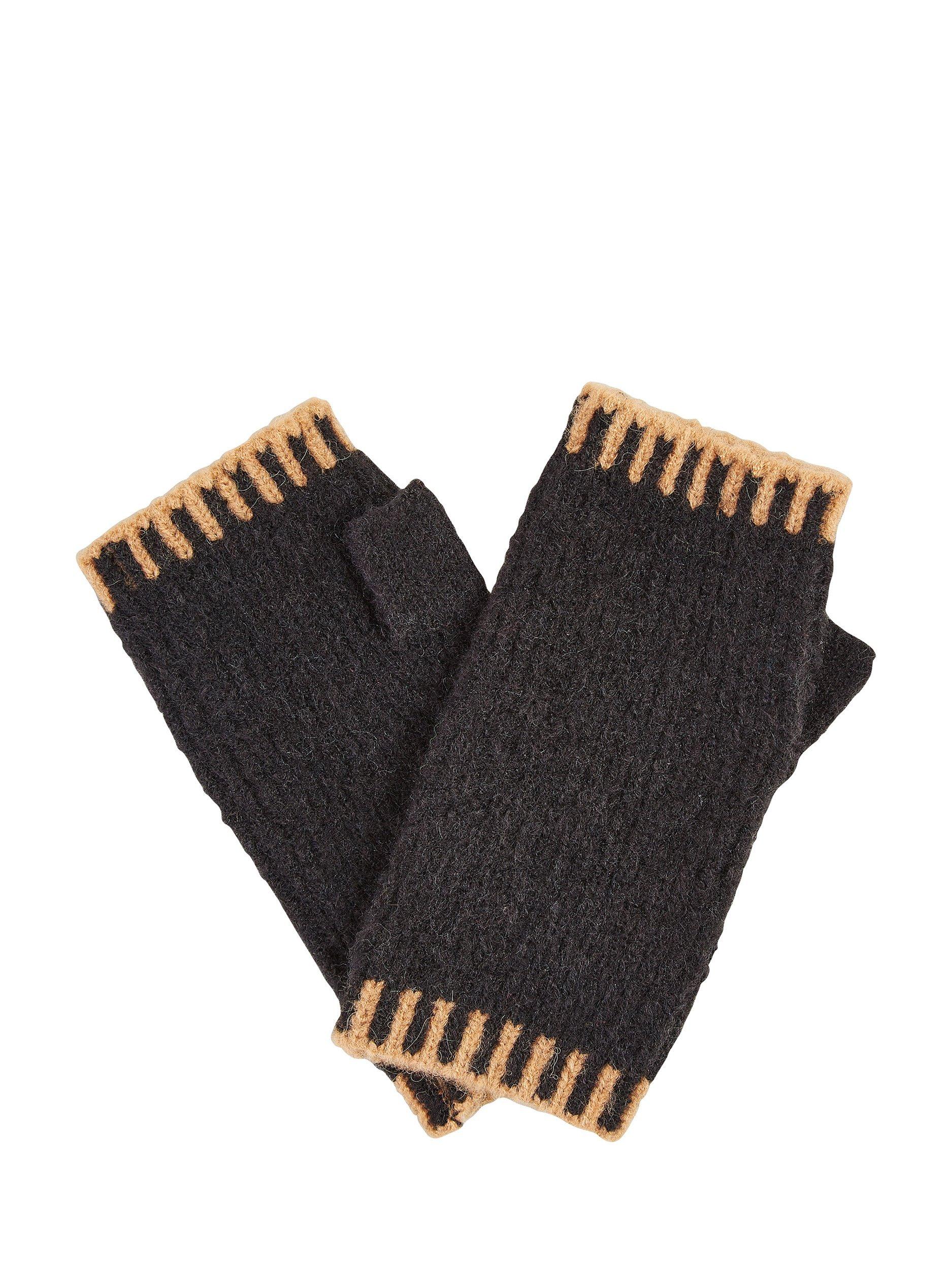 Product image 3 of 3, which shows Yumi Two Tone Handwarmers, Black, One Size