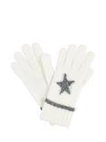 Yumi Star Gloves, Cream