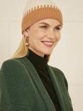 Yumi Two Tone Beanie, Camel