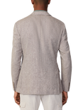 Hackett London Herringbone Blazer, Taupe Beige