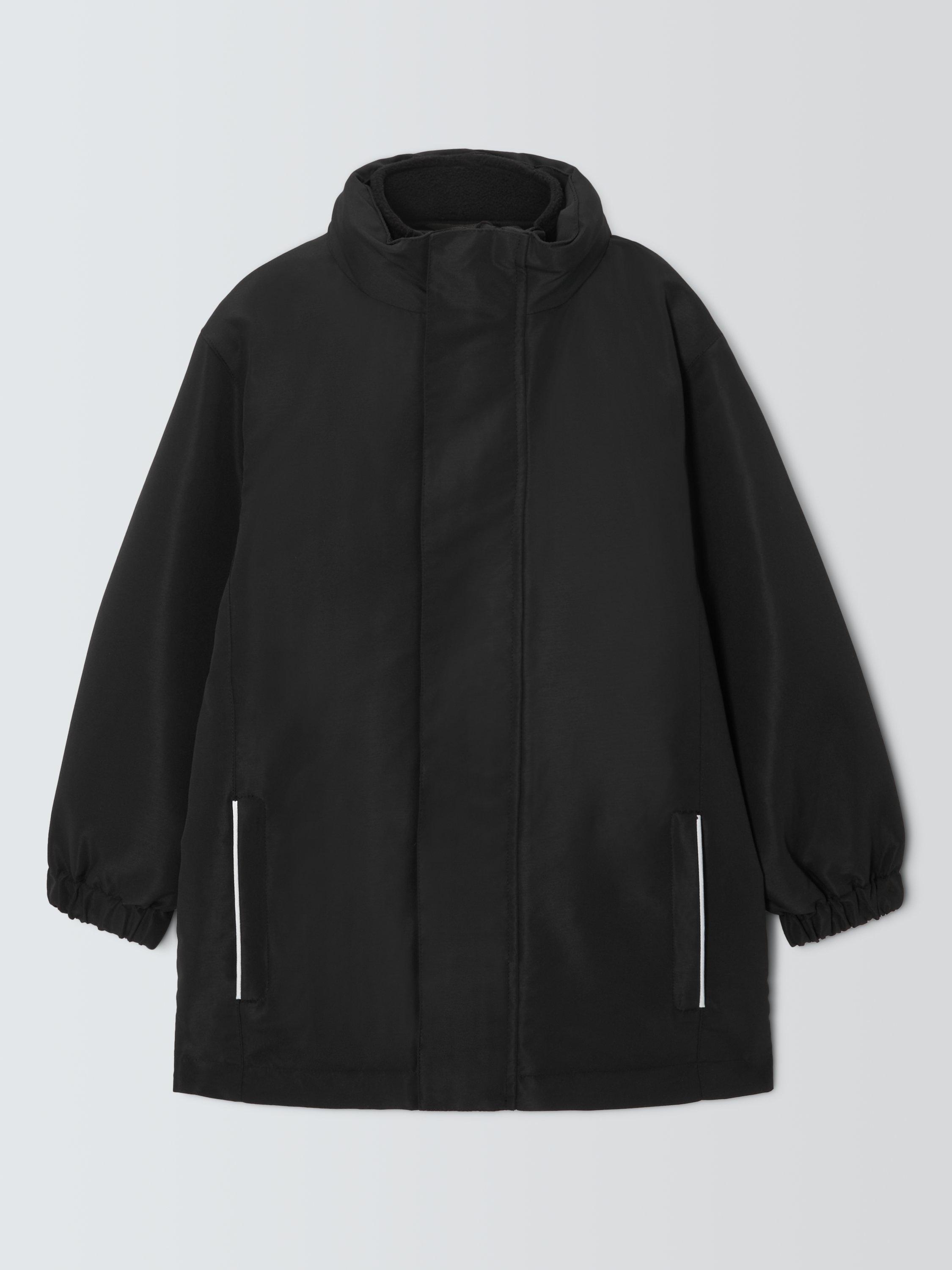 Product image 3 of 9, which shows John Lewis Kids' 3 In 1 Coat, Black, 3 years