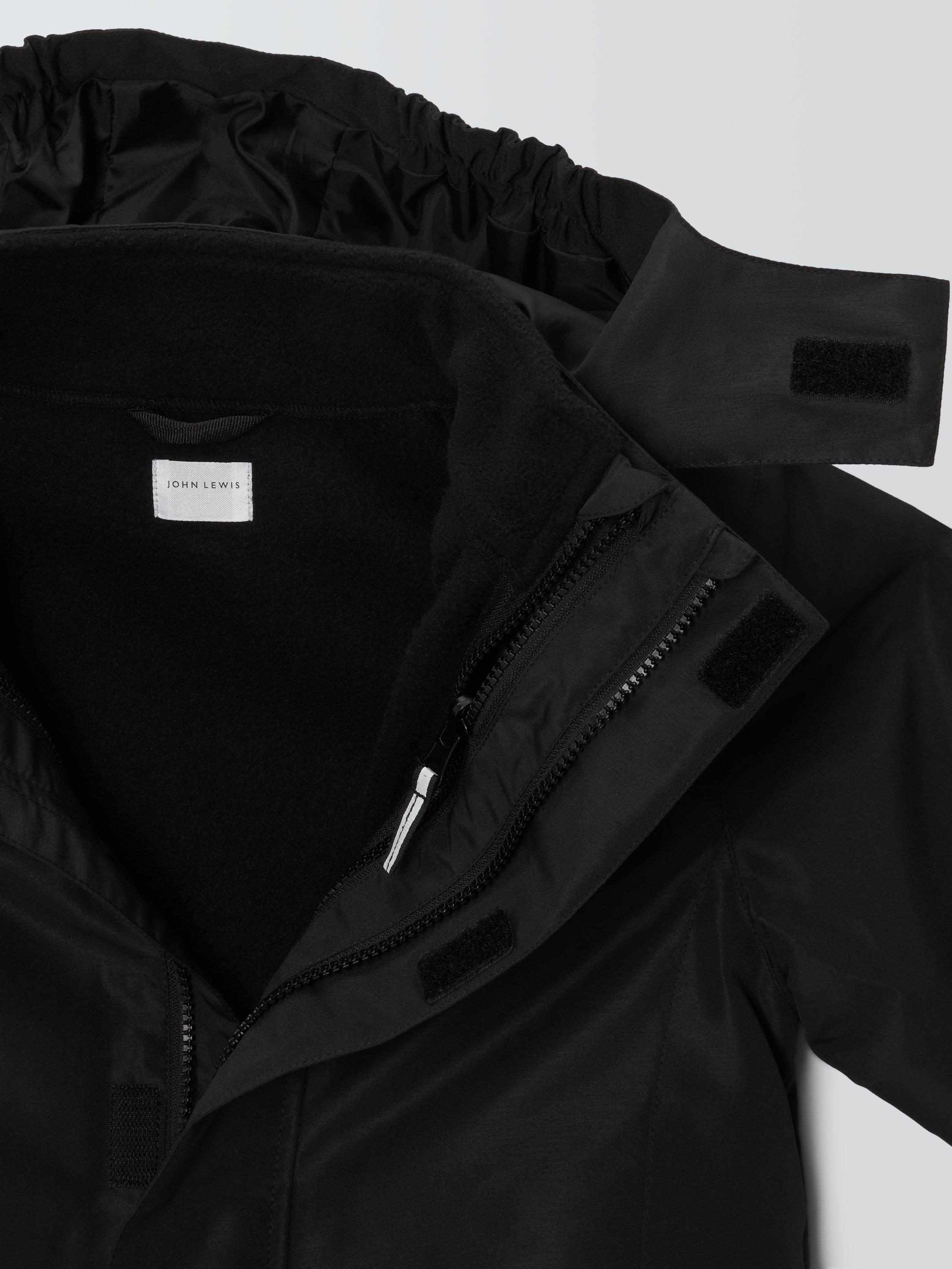 Product image 5 of 9, which shows John Lewis Kids' 3 In 1 Coat, Black, 3 years
