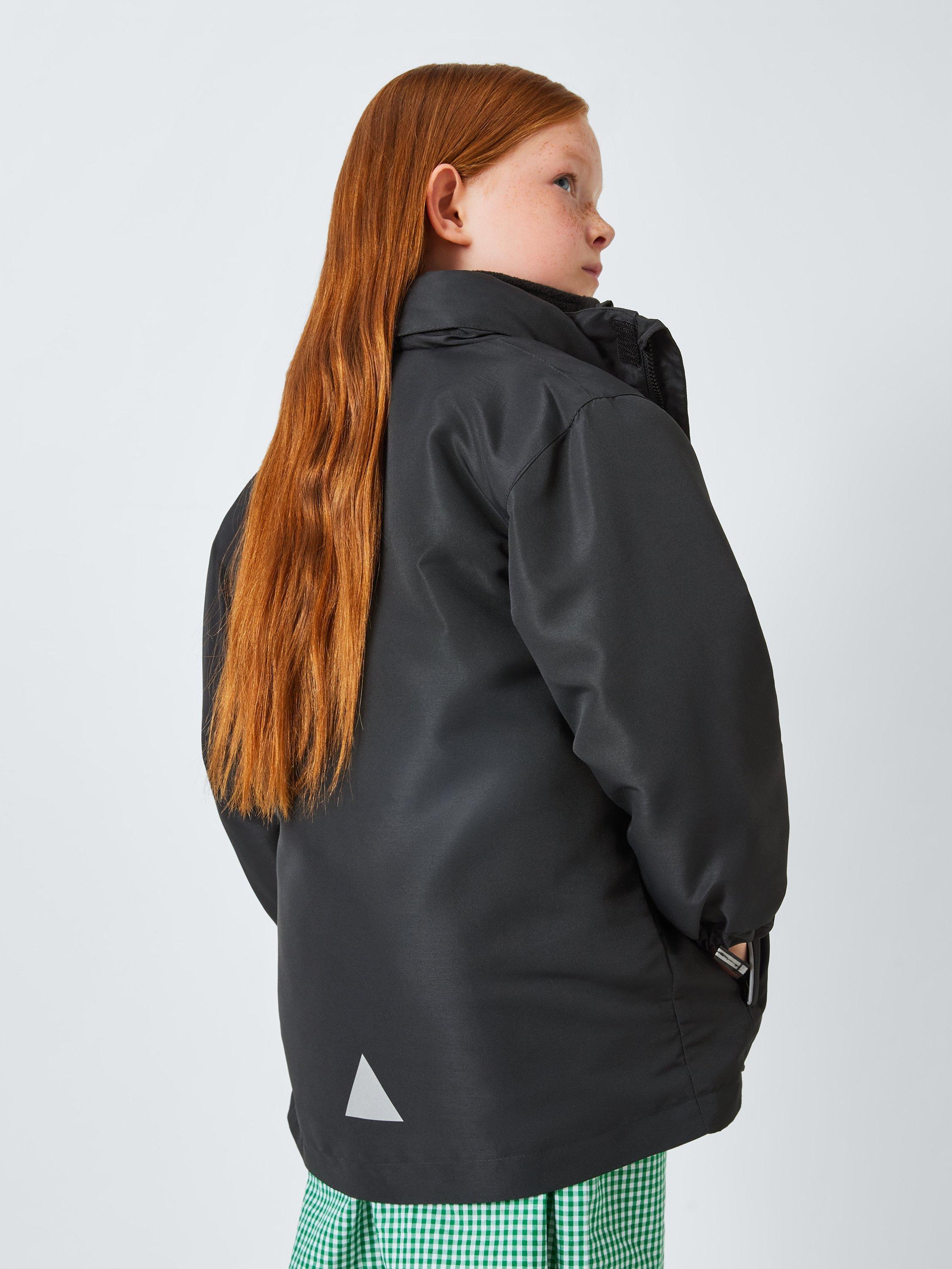 Product image 8 of 9, which shows John Lewis Kids' 3 In 1 Coat, Black, 3 years