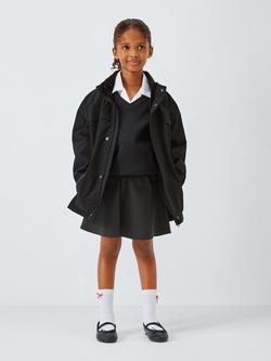 John Lewis Kids' Micro Fleece Coat, Black - view 2, Black