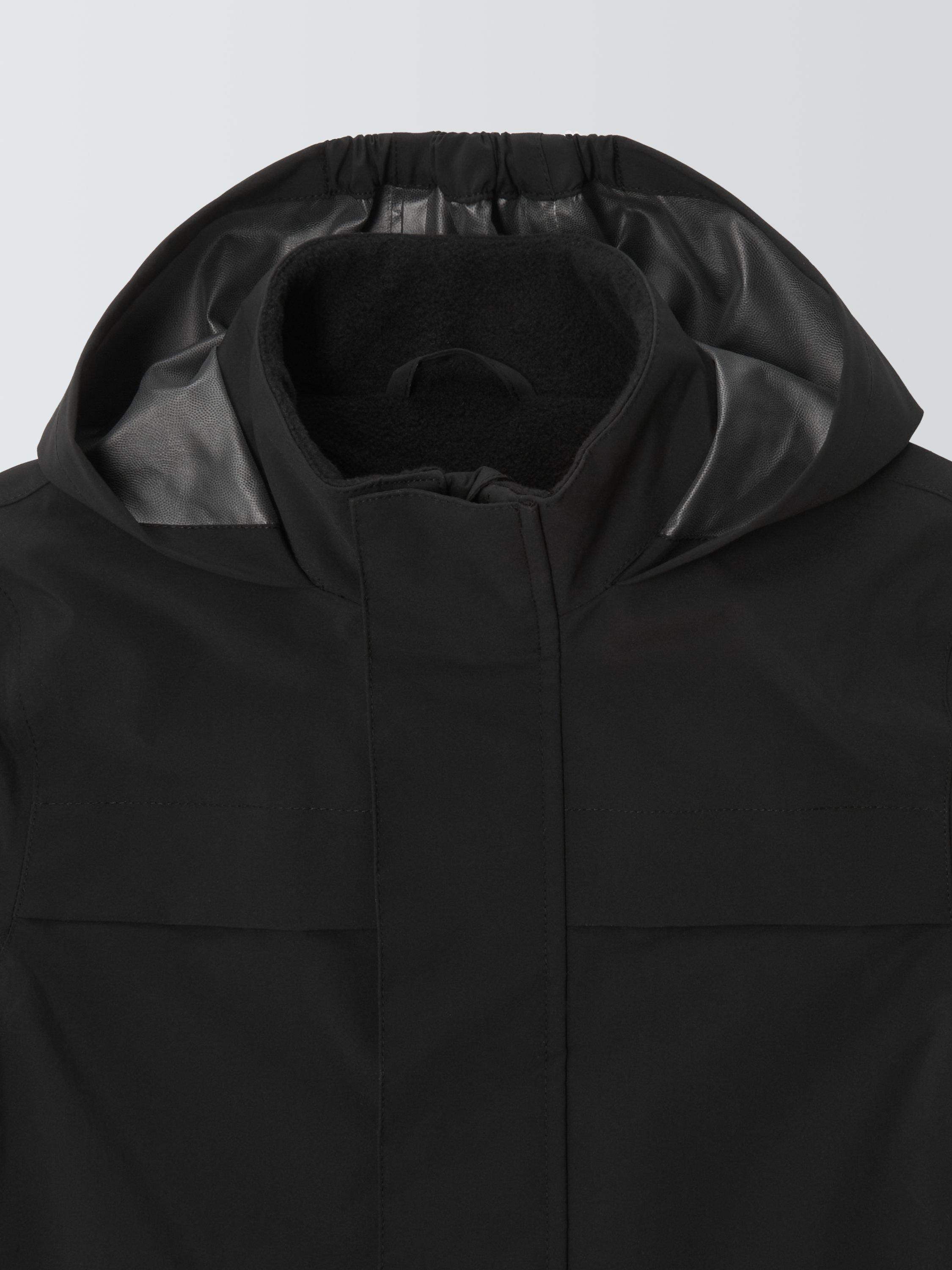 Product image 7 of 9, which shows John Lewis Kids' Micro Fleece Coat, Black, 3 years