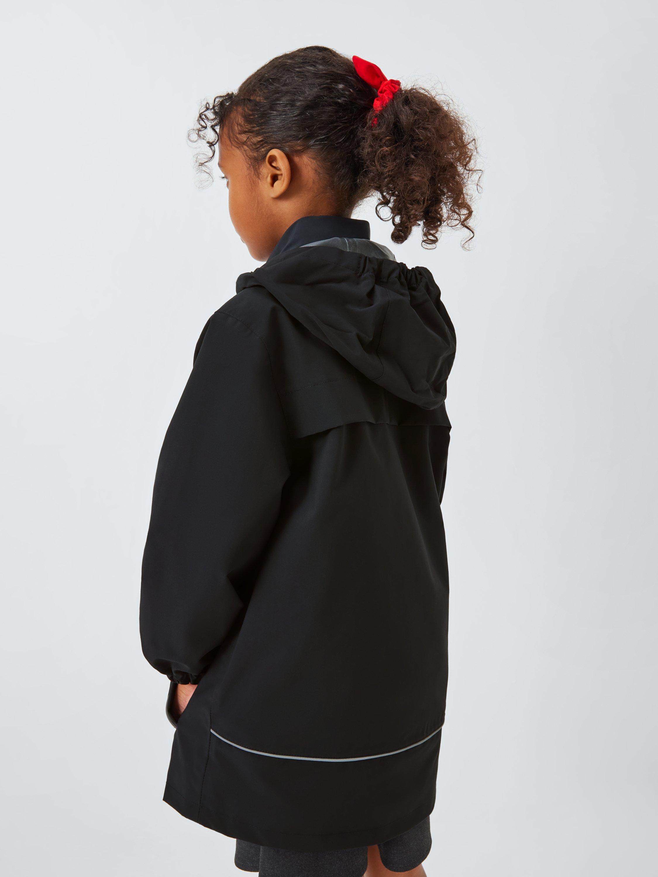 Product image 9 of 9, which shows John Lewis Kids' Micro Fleece Coat, Black, 3 years