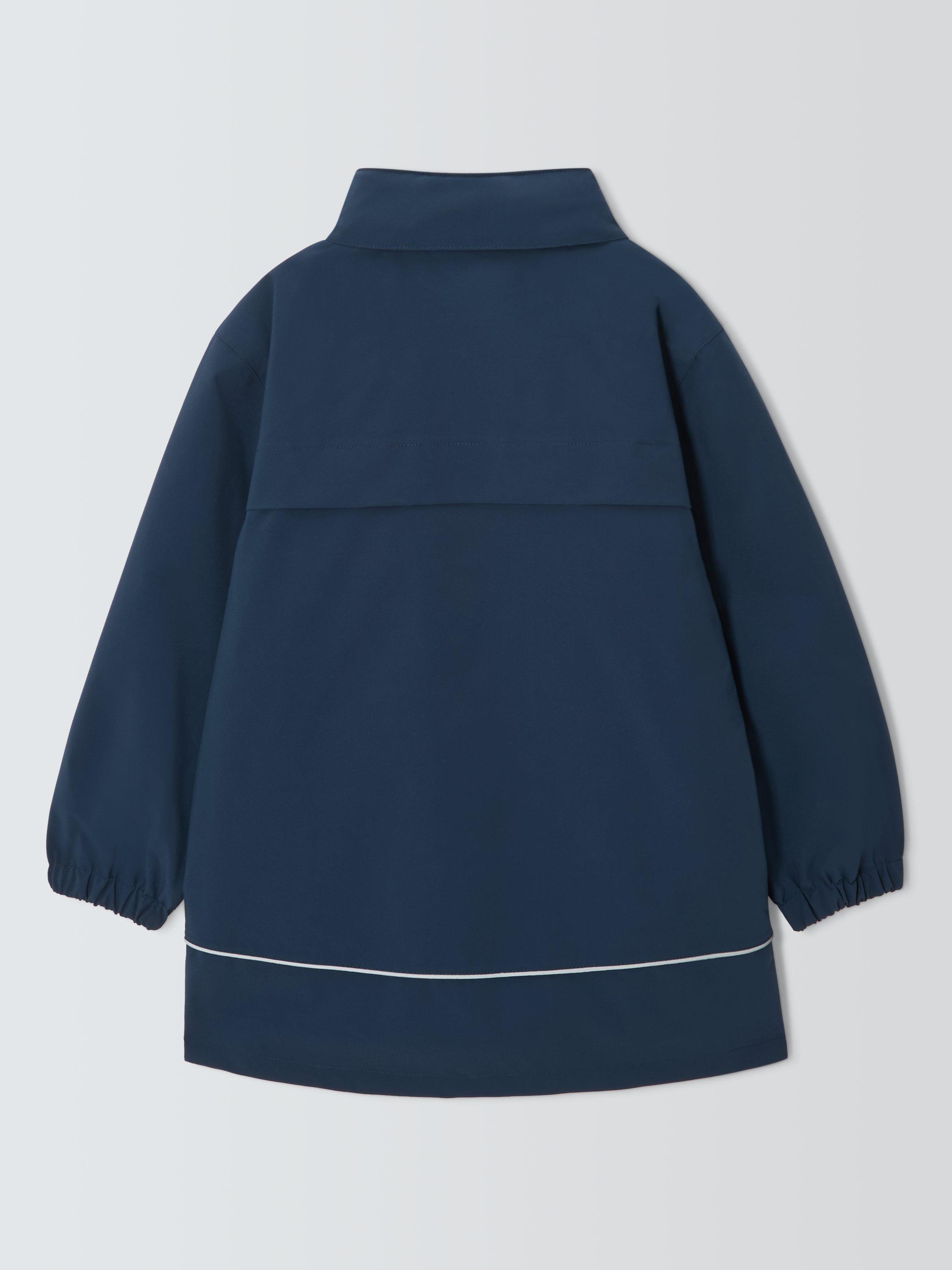 Product image 4 of 9, which shows John Lewis Kids' Micro Fleece Coat, Navy, 3 years