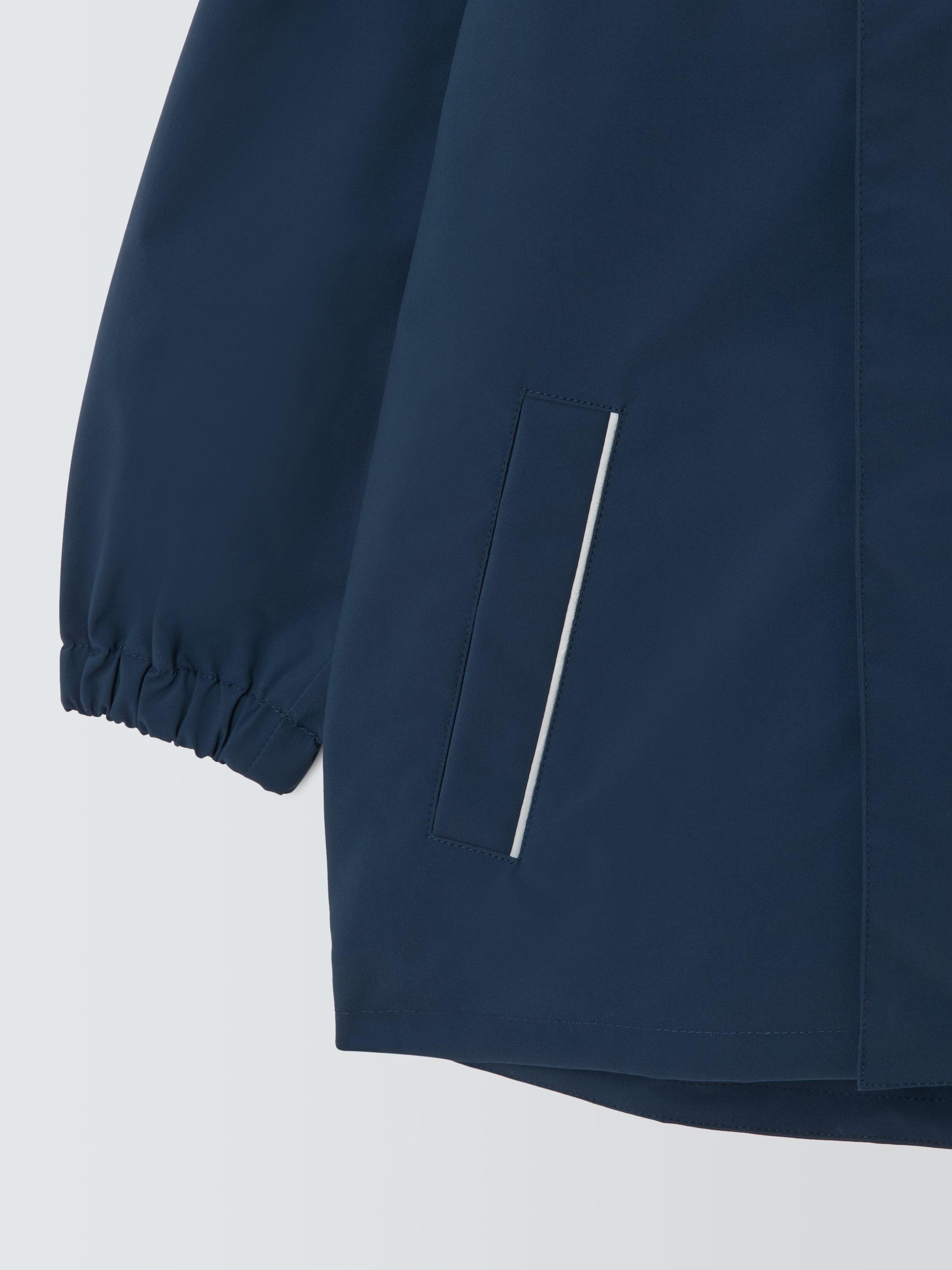 Product image 8 of 9, which shows John Lewis Kids' Micro Fleece Coat, Navy, 3 years