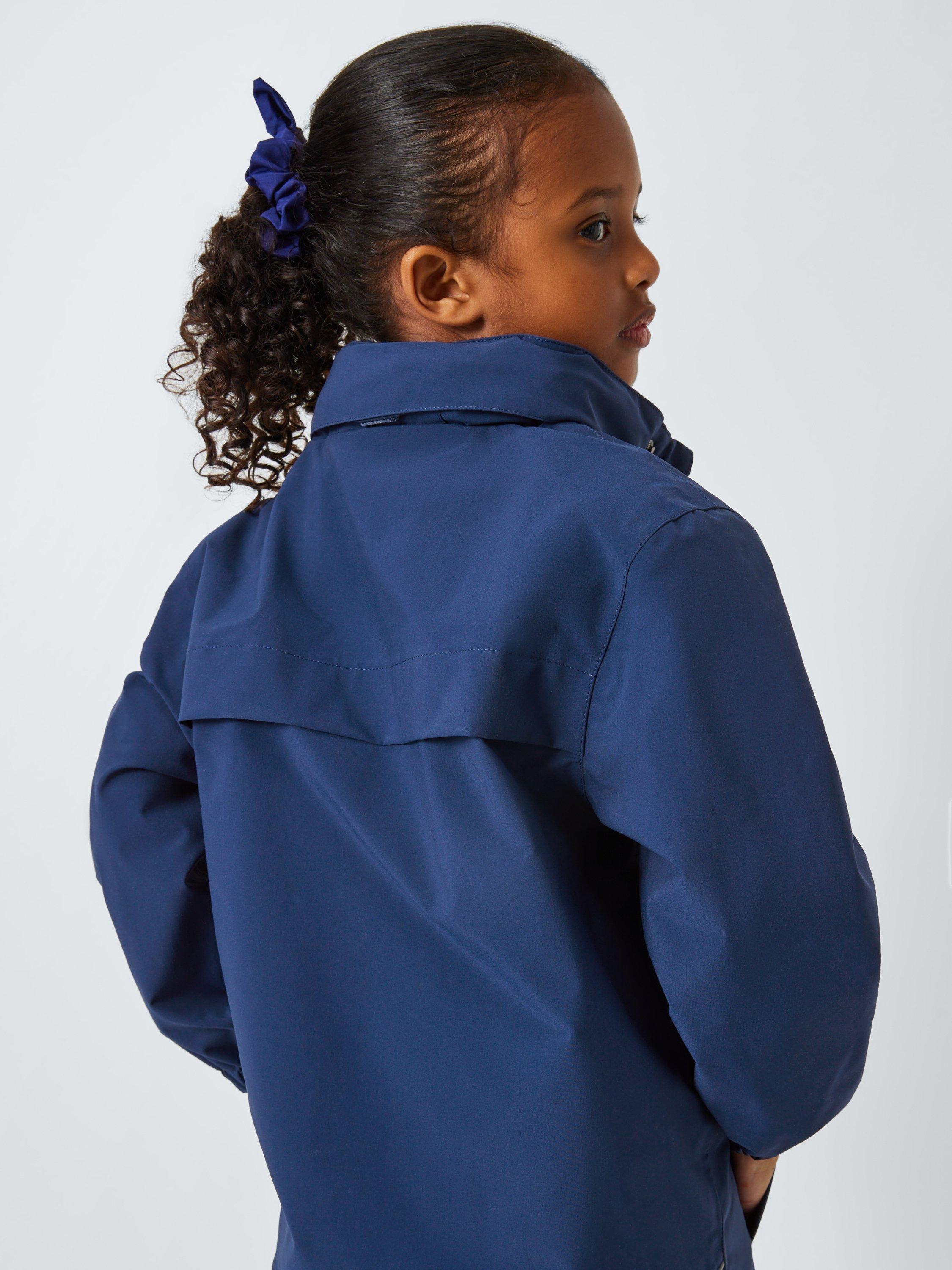 Product image 6 of 9, which shows John Lewis Kids' Micro Fleece Coat, Navy, 3 years