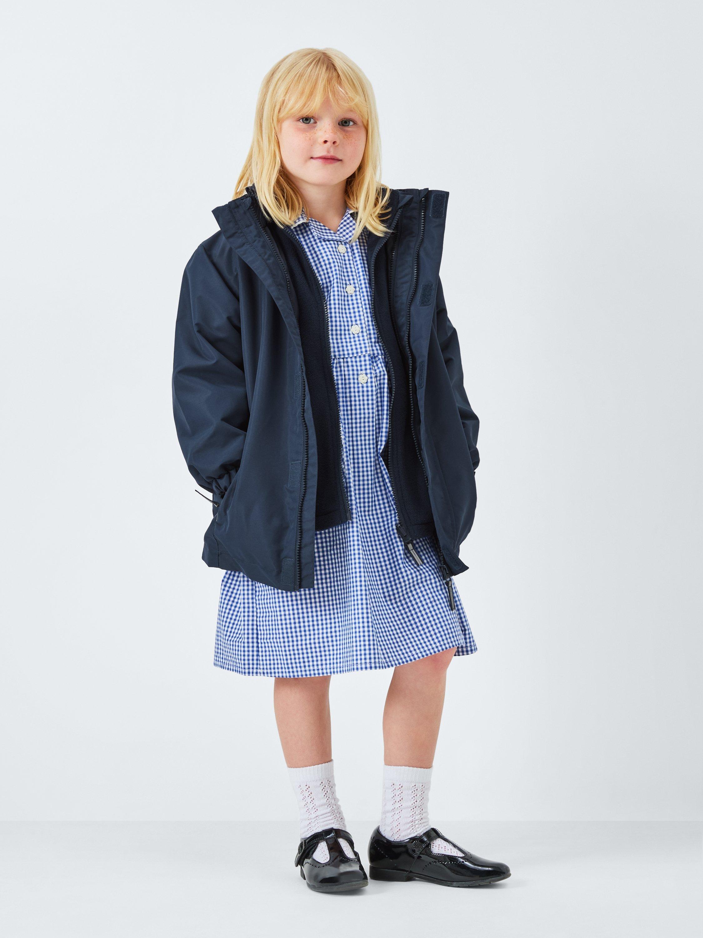 Product image 2 of 9, which shows John Lewis Kids' 3 In 1 Coat, Navy, 3 years