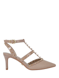 Carevla Samba Embellished Court Shoes, Taupe