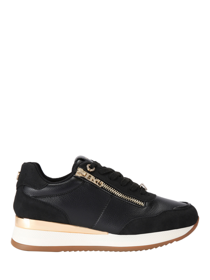 KG Kurt Geiger Lina 2 Zip Trainers, Black