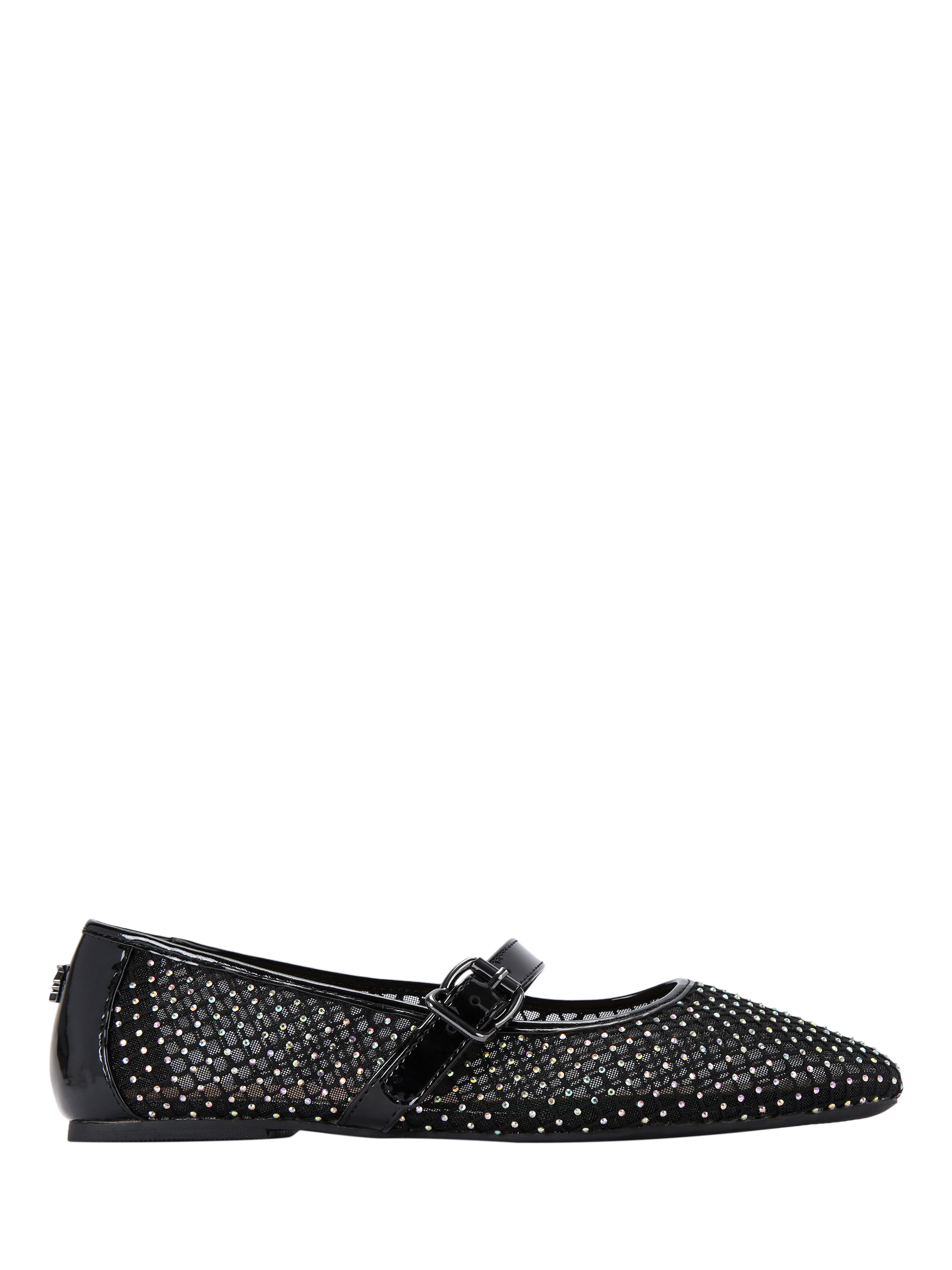KG Kurt Geiger Nina Mesh Ballerina Pumps, Black