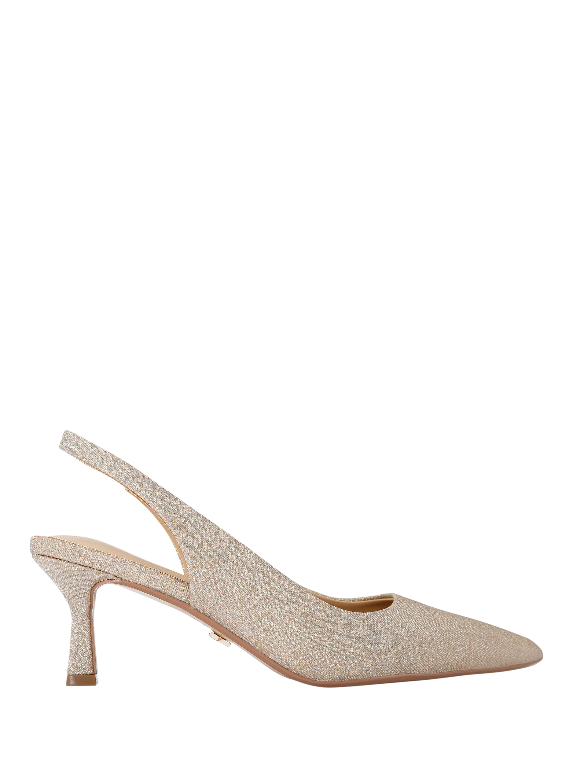 KG Kurt Geiger Ace Fabric Slingback Sandals Gold
