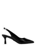 KG Kurt Geiger Ace Patent Slingback Sandals, Black