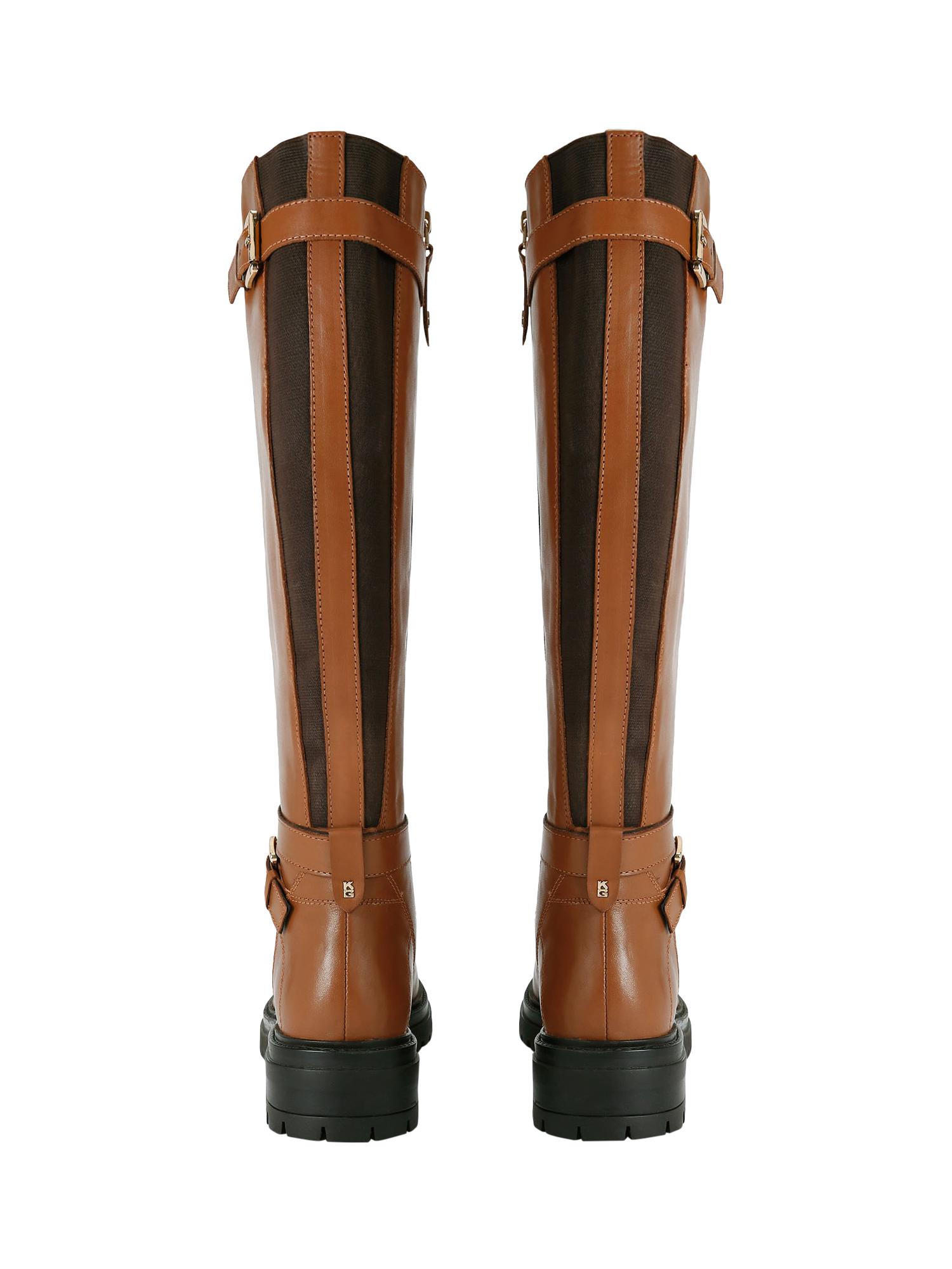 Product image 3 of 4, which shows KG Kurt Geiger Tasha Leather High Leg Boots, Brown, 3