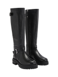 KG Kurt Geiger Tasha Leather High Leg Boots, Black
