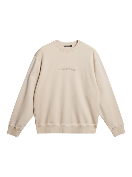J.Lindeberg Callan Crew Neck Sweatshirt, Moonbeam