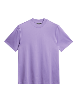 J.Lindeberg Ace Mock Neck T-Shirt, Bougainvillea