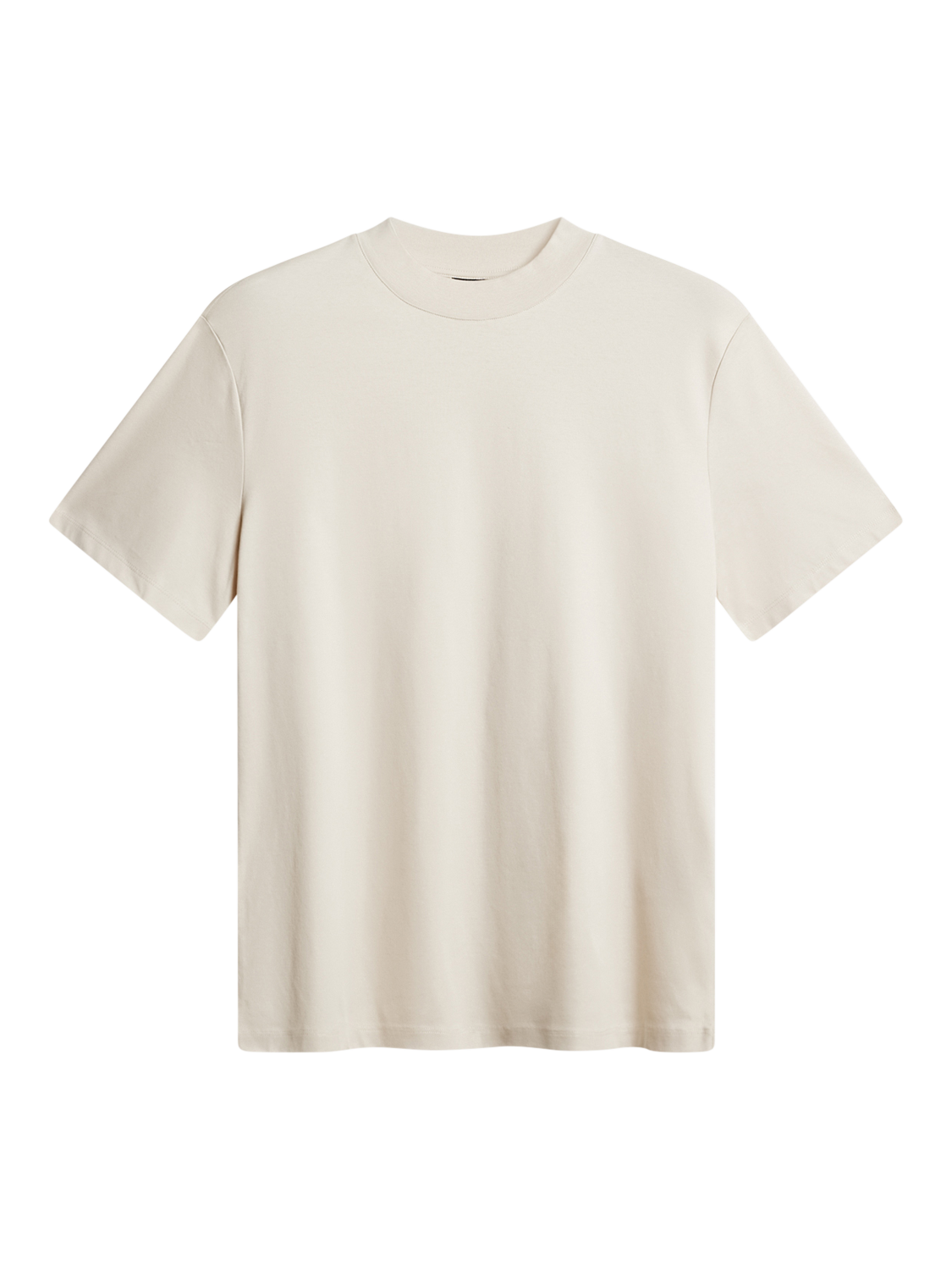 Product image 1 of 1, which shows J.Lindeberg Ace Mock Neck T-Shirt, Moonbeam, XL