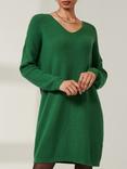 Jolie Moi Knit Jumper Dress, Green