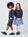 John Lewis ANYDAY Unisex V-Neck School Jumpers, Pack of 2, Navy