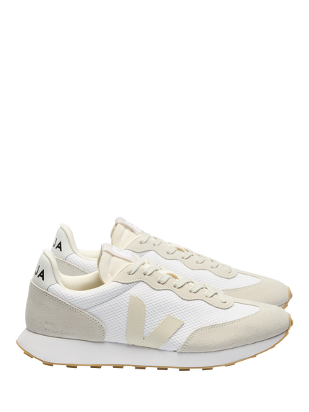 VEJA Rio Branco II Lace Up Trainers, White/Multi, White/Multi