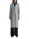 James Lakeland Button Long Coat, Grey