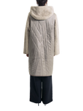James Lakeland Diamond Pattern Coat, Beige, Beige