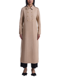 James Lakeland Military Long Coat, Camel