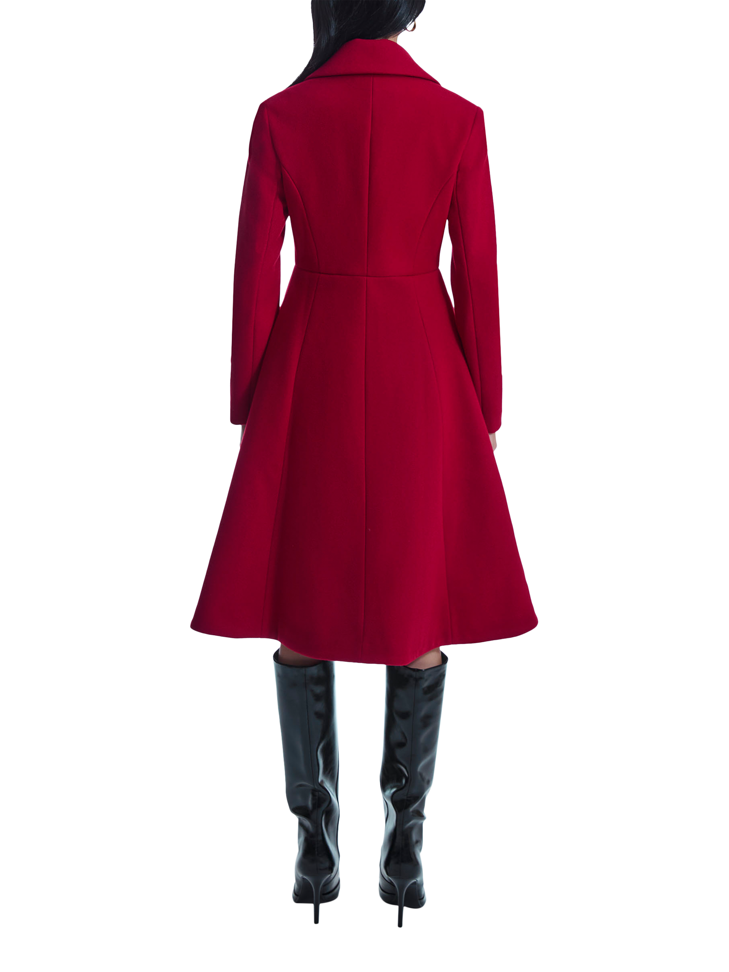 Product image 2 of 6, which shows James Lakeland Princess Coat, Red, 8