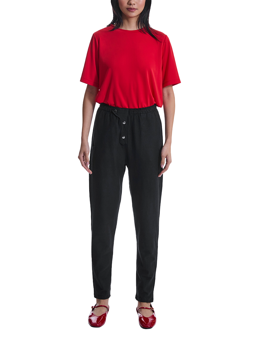 Product image 1 of 6, which shows James Lakeland Slim Fit Trousers, Black, 8