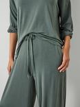 HUSH Nox Jersey Pyjama Set, Sage Green